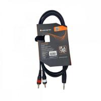 Cabo de Áudio Player P2 x RCA 1,8m Preto Hayonik - 2