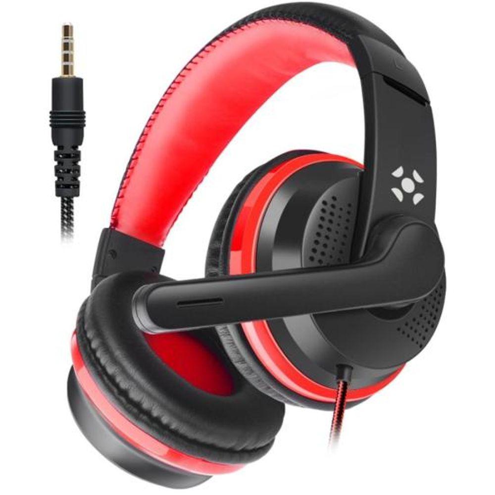 Headset Gamer Fortrek Spider Black P3 Preto/Vermelho - 1