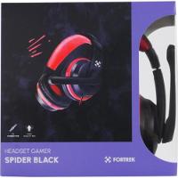 Headset Gamer Fortrek Spider Black P3 Preto/Vermelho - 7