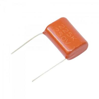 Capacitor Poliéster Bipolar 2M2 x 250V CAPC0001 Laranja STORM pacote Com 100