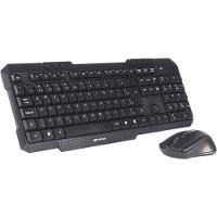 Kit Teclado e Mouse C3tech K-W10 Sem Fio Preto - 1