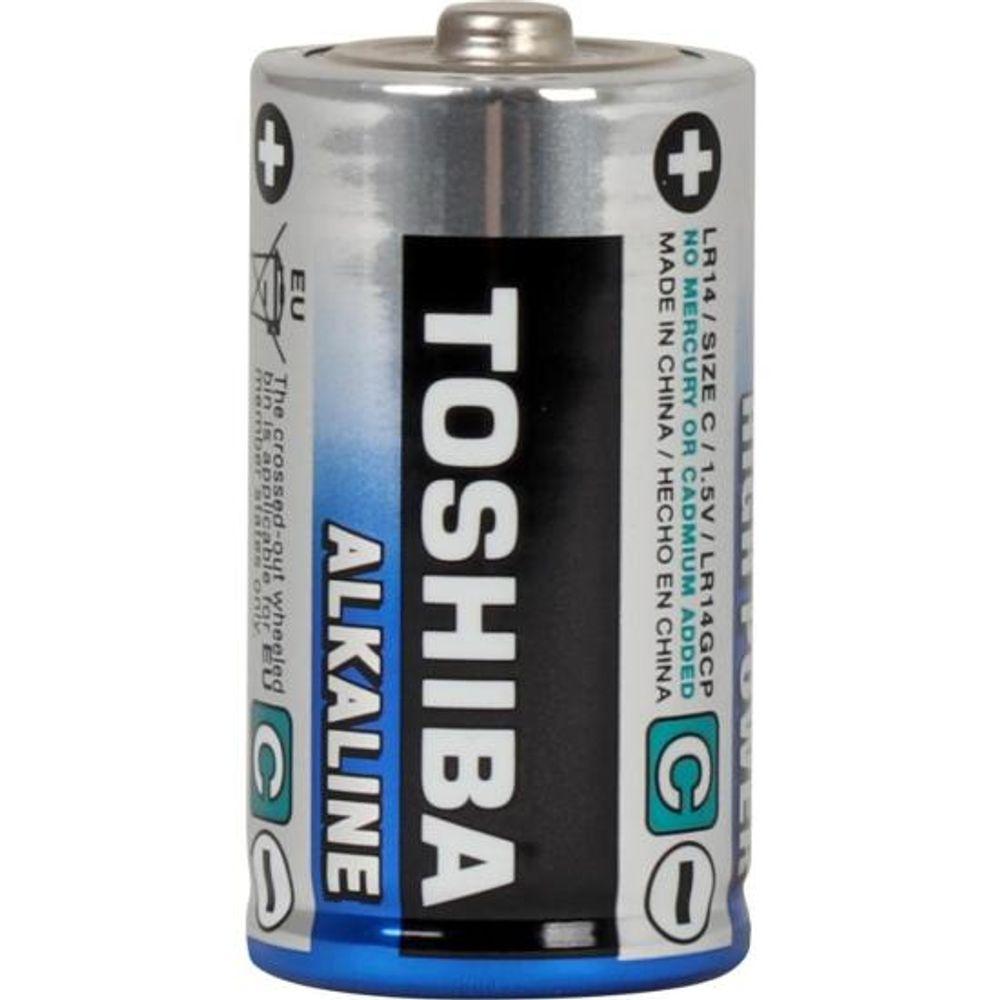 Pilha Alcalina C 1,5V LR14GCP (Com2 Pilhas) Toshiba - 5