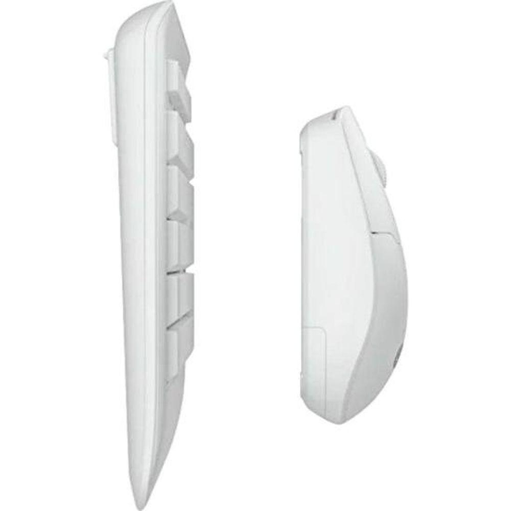 Kit Teclado e Mouse Sem Fio Lecoo KW202 Branco - 2