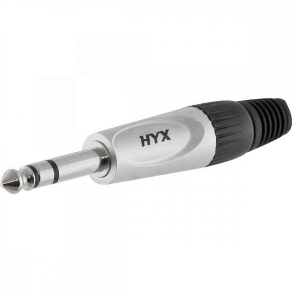 Conector P10 Macho Estéreo Niquelado HJ024S HYXPCT / 2 - 3