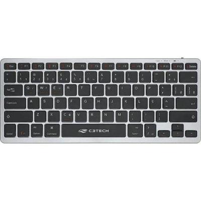 Teclado C3Tech K-BT50BK Bluetooth Recarregável
