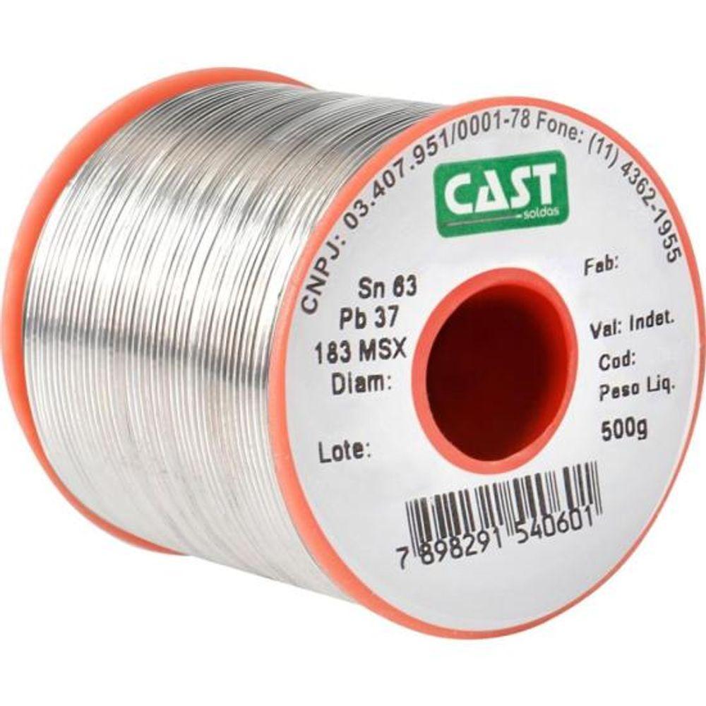 Solda em Fio 183ms x 1,5mm 500g Cast - 2