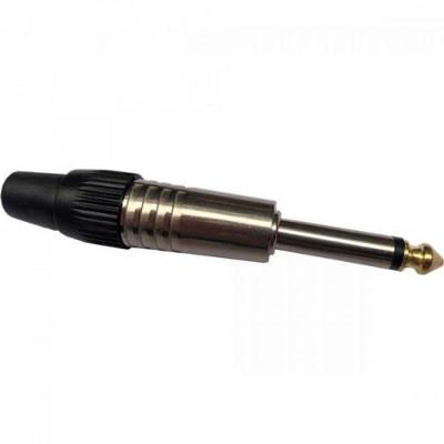 Plug P10 Mono Metal com Ponta Gold PGPZ0041 Storm pacote Com 10
