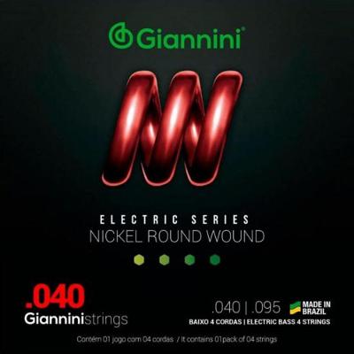 Encordoamento Para Contrabaixo .040 Giannini GEEBRL