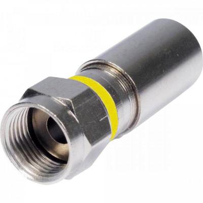 Conector F de Compressão RG6 CFMP0002 STORM pacote Com 100