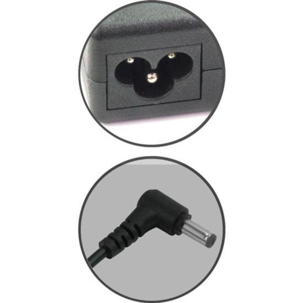 Fonte Para Notebook 19V 4,74A Bivolt 5,5X2,5mm Green - 3