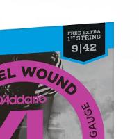 Encordoamento Guitarra .009-.042 XL Nickel EXL120-B D Addario Com Corda Extra PL009