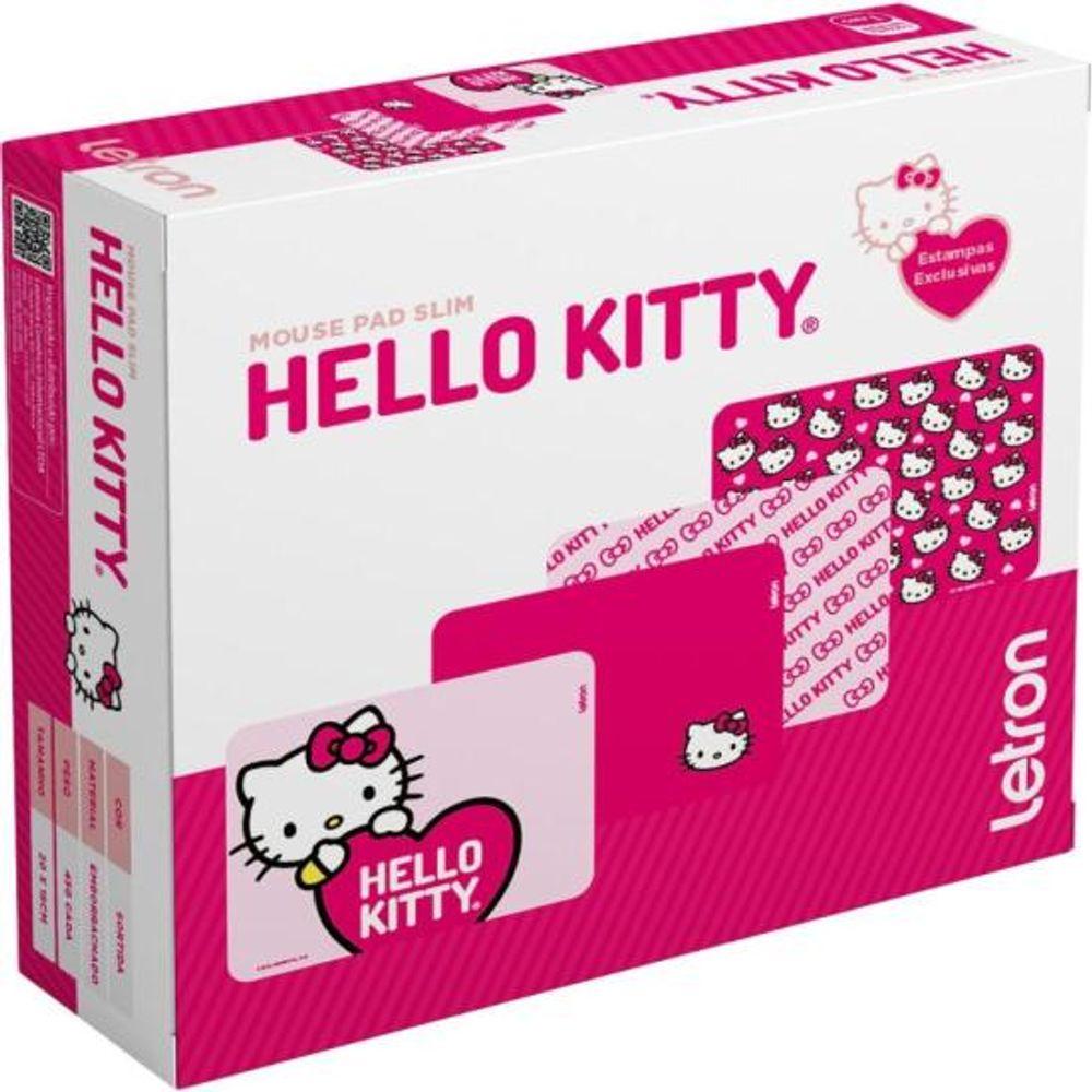 Mouse Pad Slim Letron Hello Kitty (Caixa Com20 Unidades) - 2