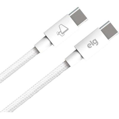 Cabo Tipo C x Tipo C TC602 2 Metros Branco ELG