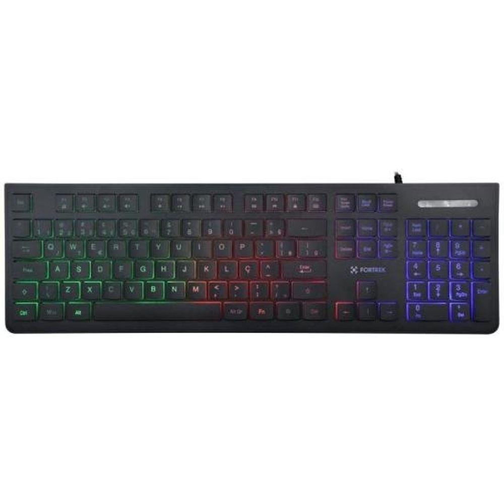 Teclado Gamer Multimídia Fortrek Black Eagle Preto - 1