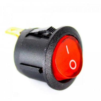 Chave Gangorra 6A 3 Terminais Vermelho CHVS0026 Storm pacote Com 10