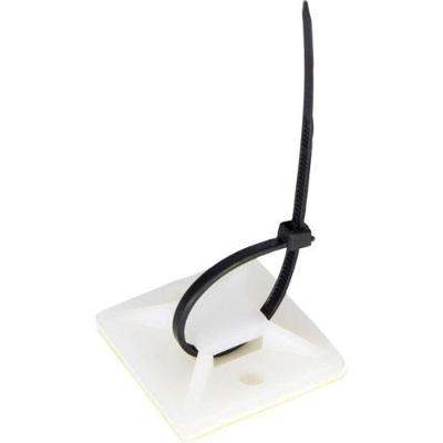 Fixador Adesivo Para Abraçadeira 25x25mm Storm pacote Com 100