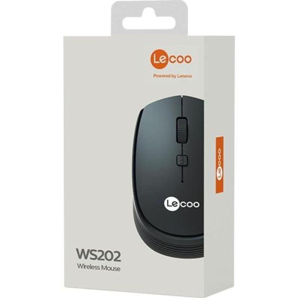 Mouse Sem Fio Lecoo WS202 Preto - 4