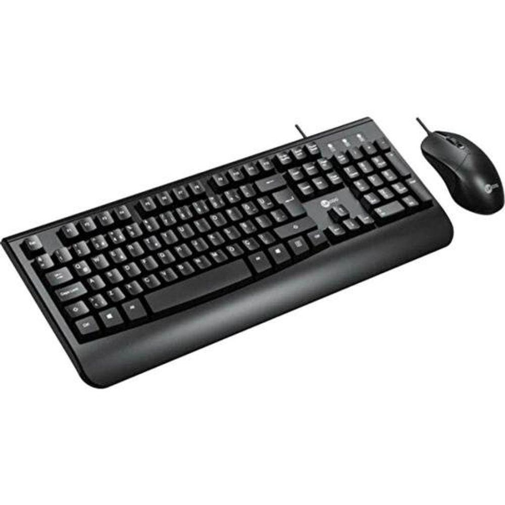 Kit Teclado e Mouse Lecoo CM105 USB Preto - 3