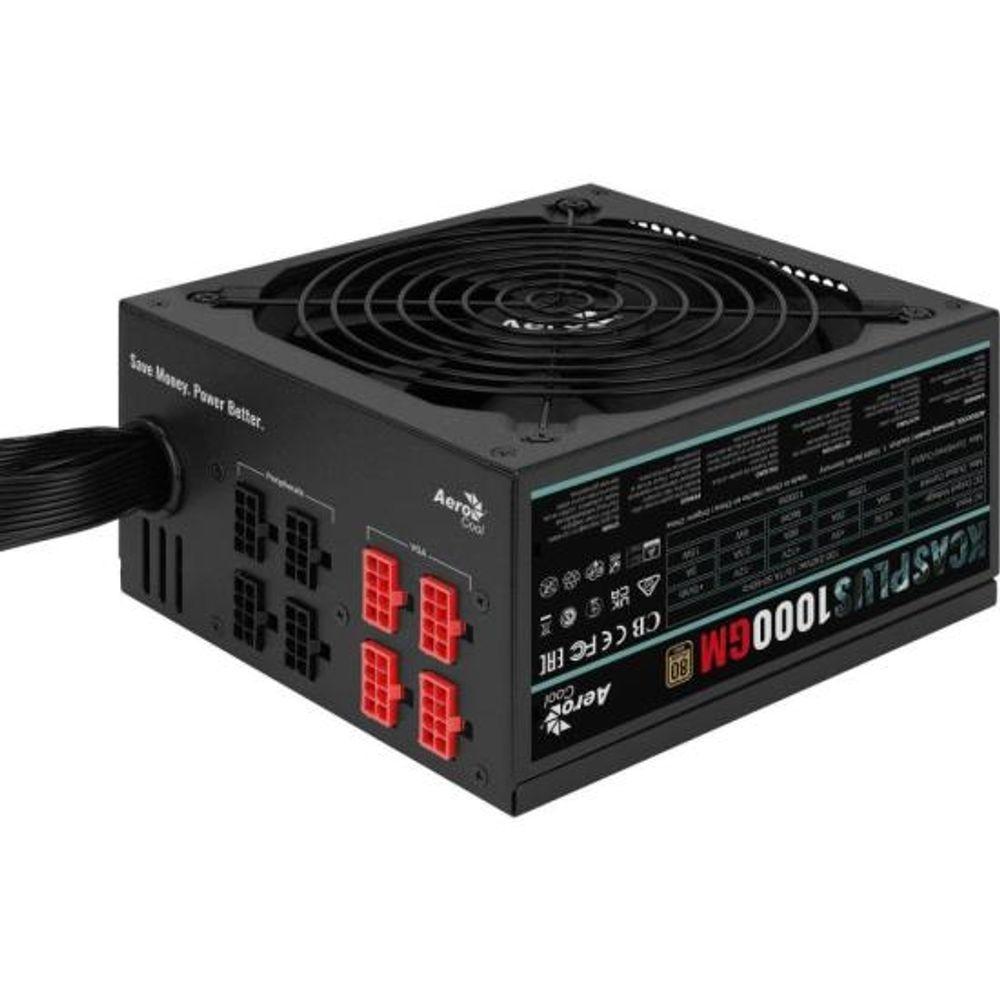 Fonte Gamer ATX Aerocool KCAS 1000GM 80 Plus Gold 1000w FULL RANGE APFC - 2