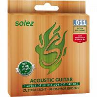 Encordoamento Violão Aço Soleza SLAPB11 011 Phosphor Bronze - 1
