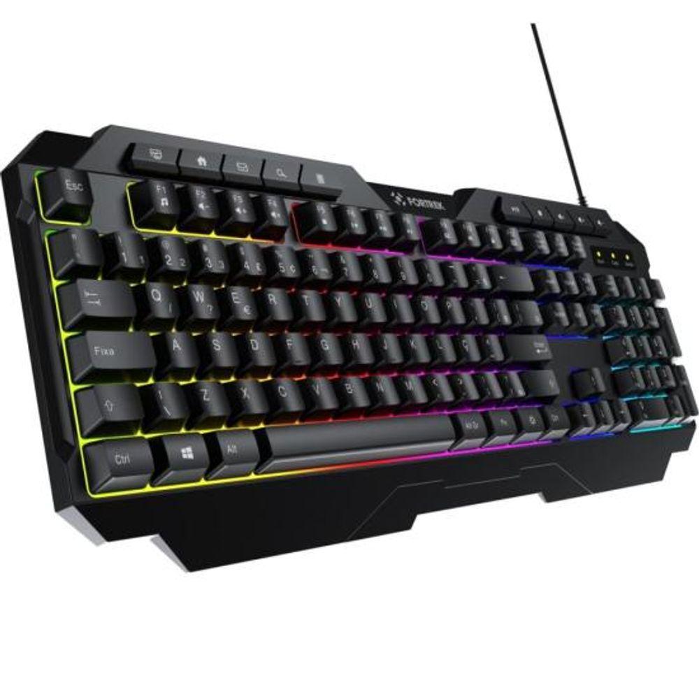 Teclado Gamer Multimidia Fortrek Shortcut Preto - 2