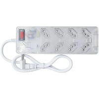 Filtro de Linha Com Proteção DPS 3P Energia 8 Clamper Transparente - 3