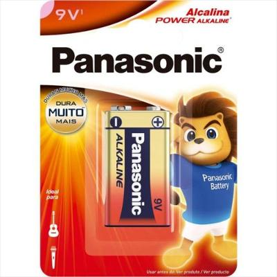 Bateria Alcalina 9V Panasonic Longa Duração