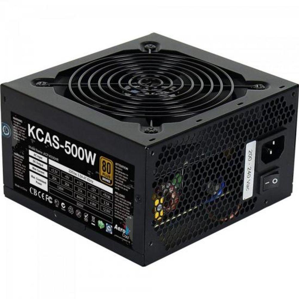 Fonte Gamer ATX Aerocool KCAS 500W 80 Plus Full Range APFC - 4
