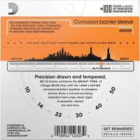 Encordoamento Violão Aço .010-.050 85/15 Bronze EZ900-B D Addario Com Corda Extra PL010 - 2