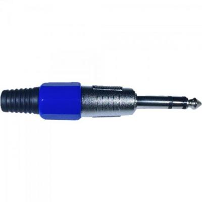 Plug P10 Stereo Plástico Azul PGPZ0015 Storm pacote Com 5