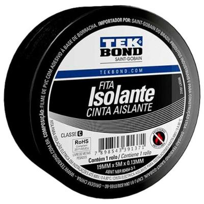 Fita Isolante Uso Geral 19mmx5m Tekbond pacote Com 10