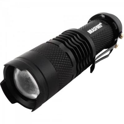 Lanterna LED ComZoom Mini Preto BRASFORT