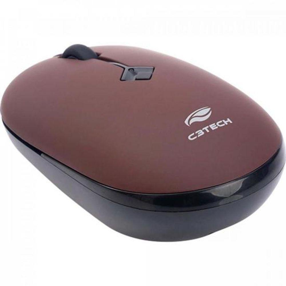 Mouse Sem Fio C3Tech M-W60RD RC Nano 1600DPI Vermelho - 2