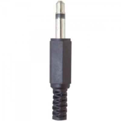 Plug P2 Mono Plástico Preto Genérico Storm pacote Com 50