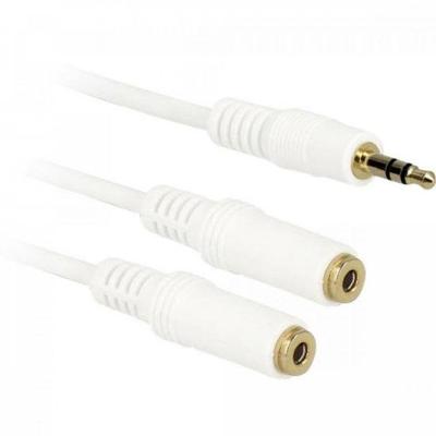 Cabo P2 Stereo Para 2x J2 Stereo 15cm Gold CBPD0017 Storm pacote Com 10