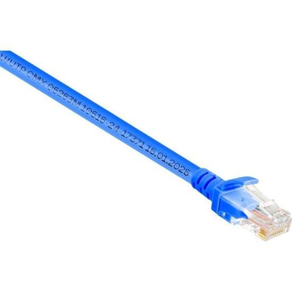 Cabo de Rede Patch Cord Cat5e Fortrek FKCAT5E 2,5m Internet Azul - 1