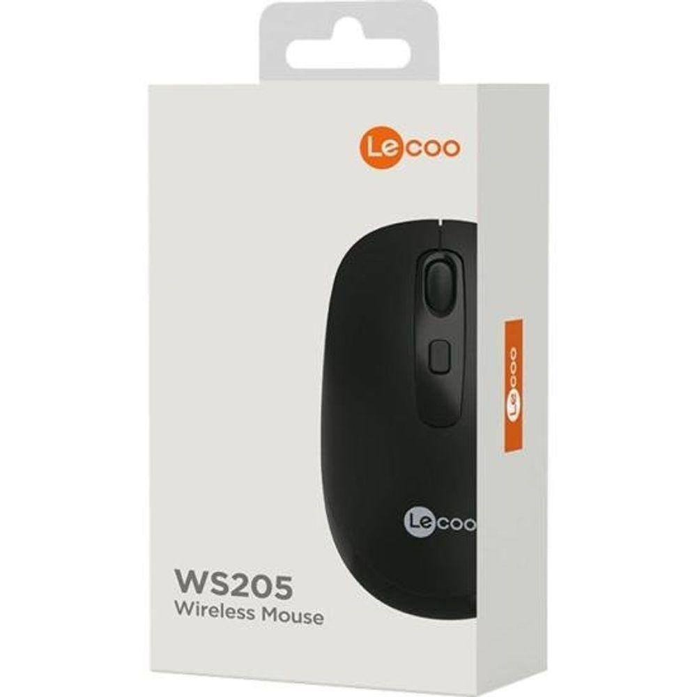 Mouse Sem Fio Lecoo WS205 Preto - 4