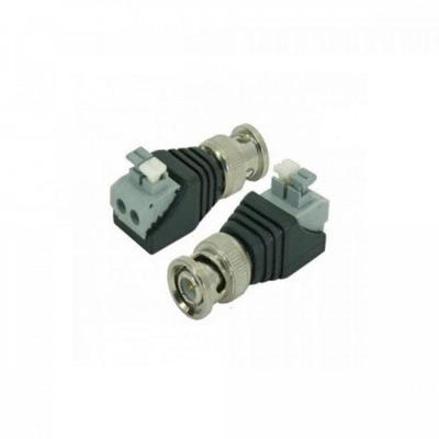 Plug BNC com Borne Engate Rápido CBNC0005 Preto Storm pacote Com 10