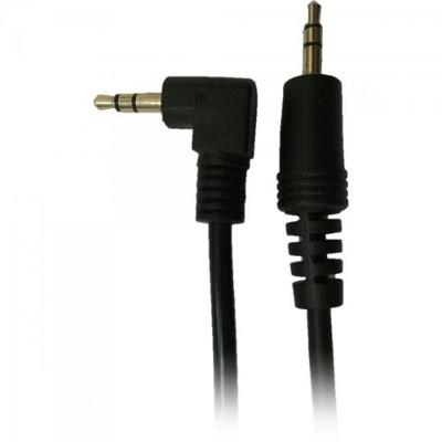 Cabo P2 90º Estéreo x P2 Estéreo 1,8m CBPD0016 Preto Storm pacote Com 10