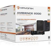 Kit de Som para Ambiente Hayonik Ambience 2000 V2 Preto - 2