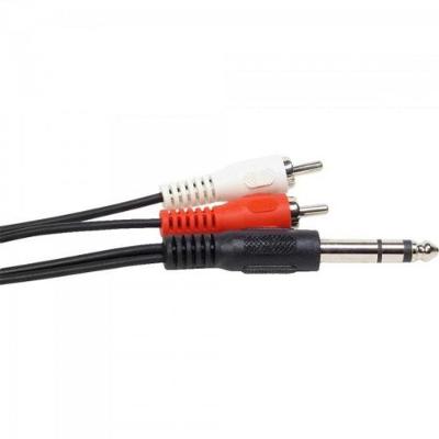 Cabo P10 Macho Stereo Para 2X RCA Macho 2.0M Niquel Storm pacote Com 10