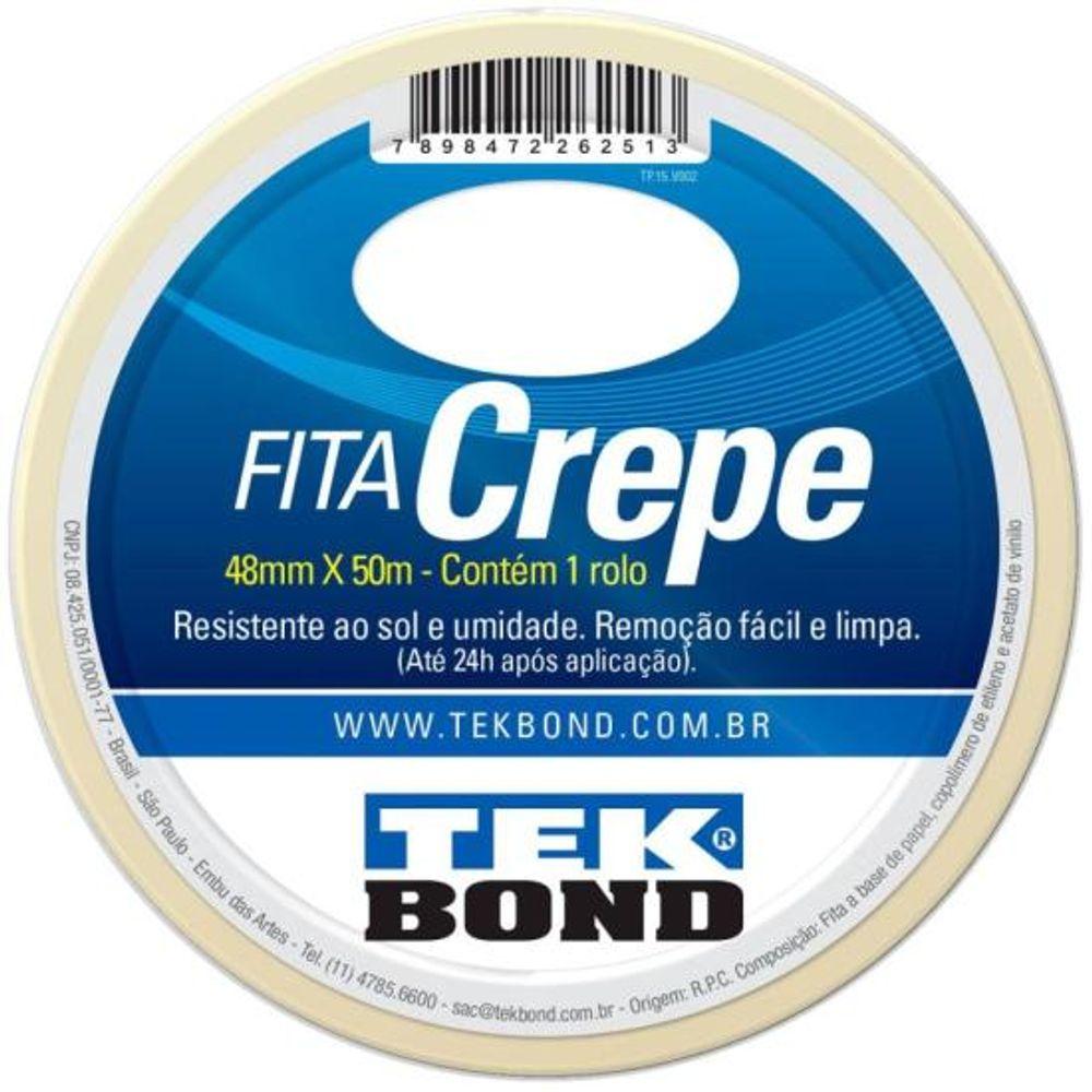 Fita Crepe 48mmx50m Tekbond - 1