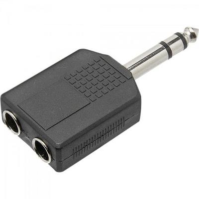 Adaptador P10 Estéreo x 2 J10 Estéreo ADAP0023 Preto Storm pacote Com 10