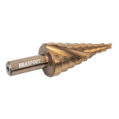 Broca Escalonada 4 a 20mm 9 Etapas Brasfort