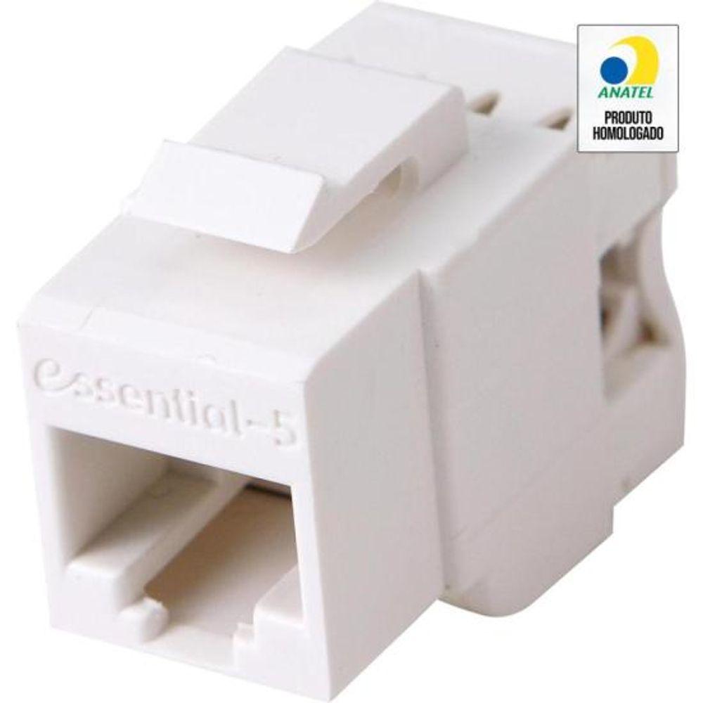 Conector CAT.5E RJ45 Fêmea Branco Nexans - 1