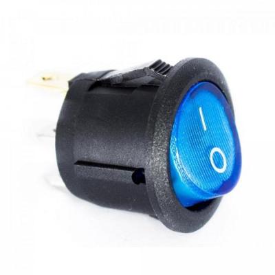 Chave Gangorra 6A 3 Terminais Azul CHVS0027 Storm pacote Com 10