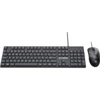 Kit Mouse e Teclado Fortrek C13 Office USB ABNT2 Preto - 3