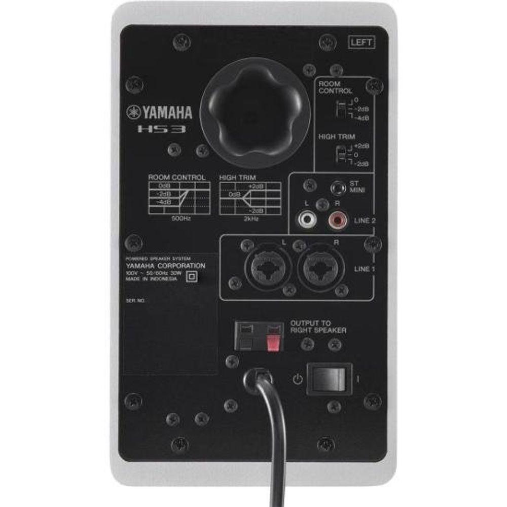 Monitor de Referência Para Estúdio Yamaha HS3 Branco (PAR) - 5