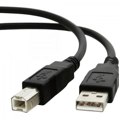 Cabo de Dados USB 2.0 A Macho x USB 2.0 B Macho 10m Preto Storm