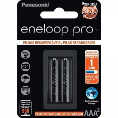 Pilha Recarregável 1,2V AAA 950mAh Eneloop Pro (Com2 Pilhas) PanasonicCAR / 2